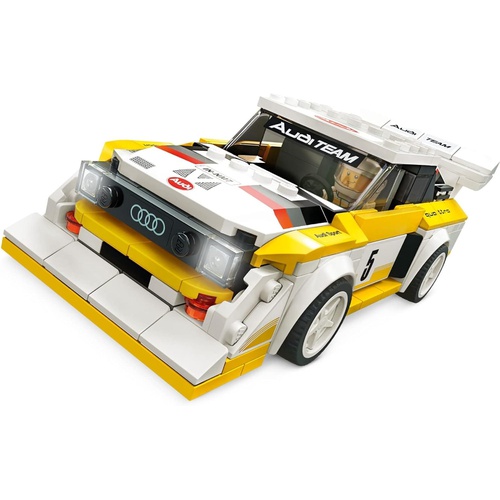  LEGO 스피드 챔피언 1985 아우디 스포츠 콰트로 S 176897 블록 장난감