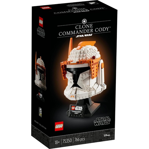  LEGO 스타워즈 클론 커맨더 코디 헬멧 75350 장난감 블록