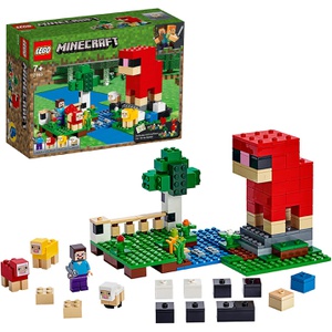 LEGO 마인크래프트 거대 양털팜 21153 블록 장난감