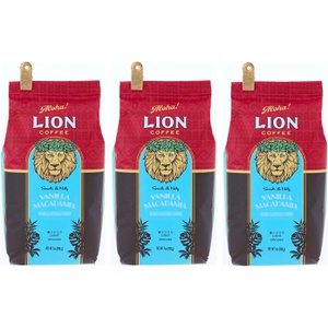 LION COFFEE Honolulu,Hawaii 바닐라 마카다미아 198g 3세트