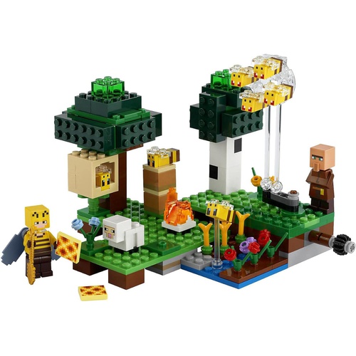  LEGO 장난감 마인크래프트 꿀벌 양봉장 21165 장난감 블록 
