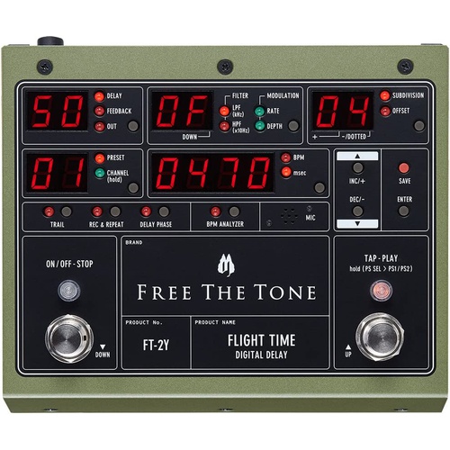  Free The Tone FT-2Y FLIGHT TIME DIGITAL DELAY 디지털 딜레이 기타 이펙터