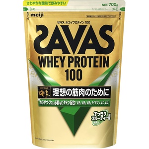 SAVAS 유청 단백질 100 깔끔 프루티 맛 700g