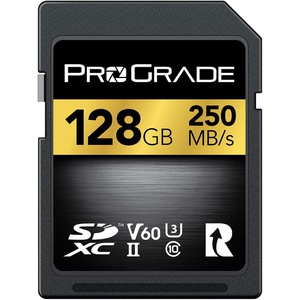 ProGrade Digital SDXC UHS II V60 GOLD 250R 메모리 카드 128GB