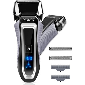 PIONEO 남성 면도기 왕복식 USB충전식 3중날 물세척 가능