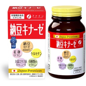 FINE JAPAN 낫토키나아제 240알 케르세틴 마늘 추출물 비타민C.E 함유