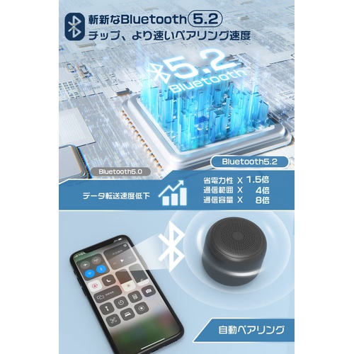  STSEETOP 경량 대음량 Bluetooth 스피커 IPX7 방수
