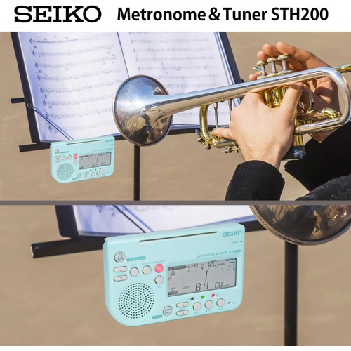  SEIKO 메트로놈 튜너 대음량 악보대 장착 가능 STH200L