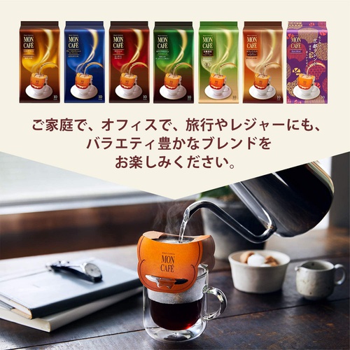  MONCOFE 드립커피 모카 블렌드 8g×5P×6통 일본 드립 커피