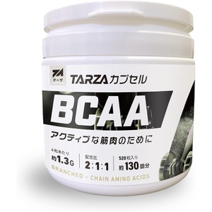 TARZA BCAA 캡슐 520정 감미료 착색료 미사용