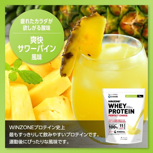  WINZONE 유청 단백질 퍼펙트 초이스 1kg 상쾌한 사워파인 맛