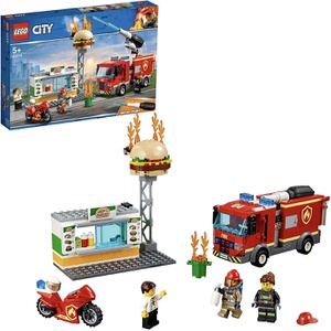 LEGO 시티 햄버거 가게 화재 60214 블록 장난감