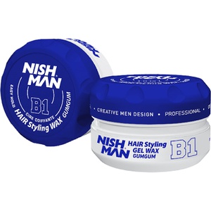 Nishman Hair Styling Series B1 Hair Styling Gloss Gel Wax 150ml 헤어 스타일링 왁스