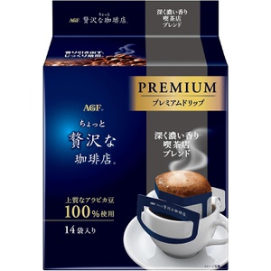 AGF 좀 호화로운 커피점 레귤러 커피 프리미엄 드립 14봉×3봉 