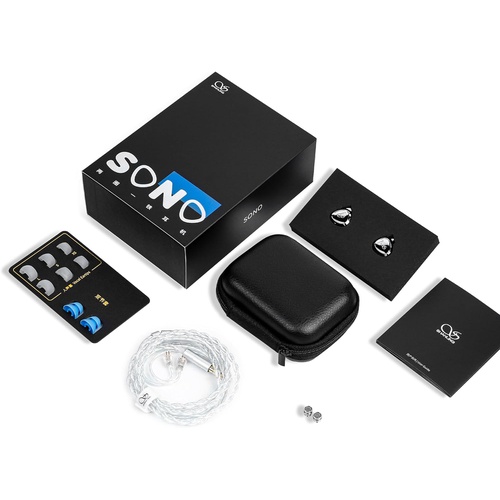  SHANLING SONO Earphones SILVER New 엔트리 모델 2DD 1BA 트리플 하이브리드 이어폰