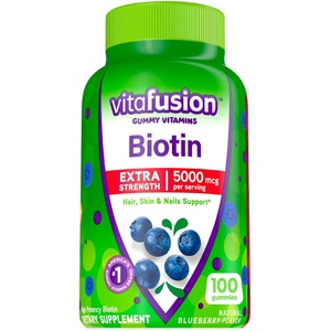 Vitafusion Extra Strength Biotin 5000mcg 100Count