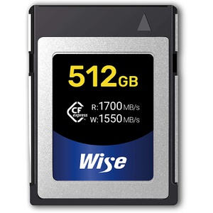 Wise Advanced Wise CFexpress Type B 카드 CFX B 시리즈 512GB