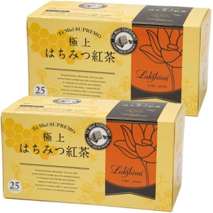 Lakshimi 최고급 꿀 홍차 티백 25봉 × 2박스