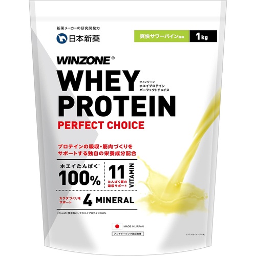  WINZONE 유청 단백질 퍼펙트 초이스 1kg 상쾌한 사워파인 맛