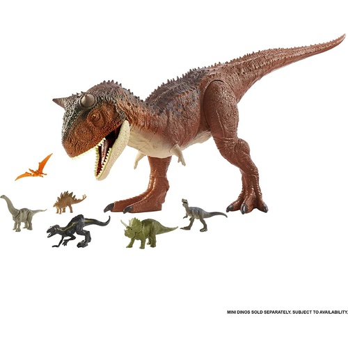  MATTEL JURASSIC WORLD 공룡 장난감 카르노타우루스 HBY86