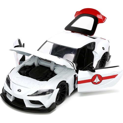  jada toys Robotech 1:24 2020 Toyota Supra Diecast Car & 2.75 Rick Hunter Figure
