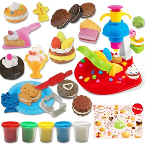 OTONOPI 점토 장난감 팥빙수 쿠키 가게 점토 세트 5색 소꿉놀이 DIY 
