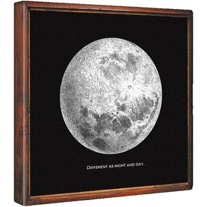ArtDeli 달 우주 아트 패널 15×15cm 거실 인테리어 그림