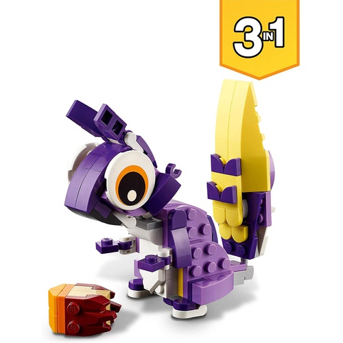  LEGO 크리에이터 신기한 숲 동물들 31125 장난감 블록