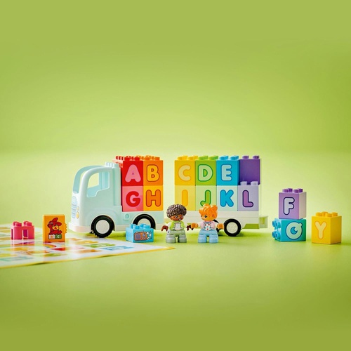  LEGO 듀프로의 거리 알파벳 트랙 장난감 자동차 미니카 트럭 10421