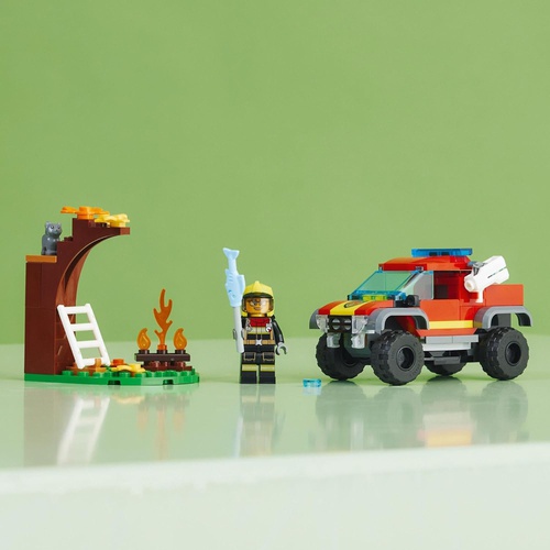  LEGO 시티 오프로드 소방차 60393 장난감 블록