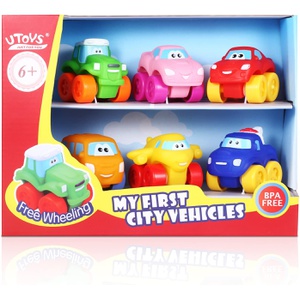 Bemixc 미니카 6대 아기 장난감 어린이용 작업차 장난감