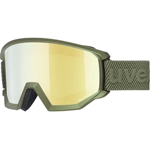 uvex 스키 스노우보드 고글 남여공용 하이콘트라스트 미러 싱글 렌즈 안경 사용 가능 athletic CV Free Size