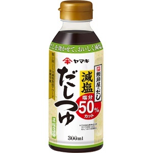 야마키 저염 육수 다시 쯔유 300ml 4병 일본 조미료