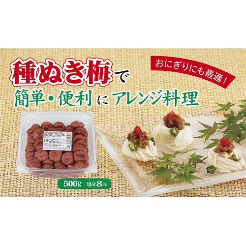  나카타식품 씨 없는 매실 순한 맛 500g 우메보시 일본 장아찌