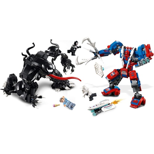  LEGO 슈퍼 히어로즈 스파이더맨 vs. 베놈 76115 블록 장난감