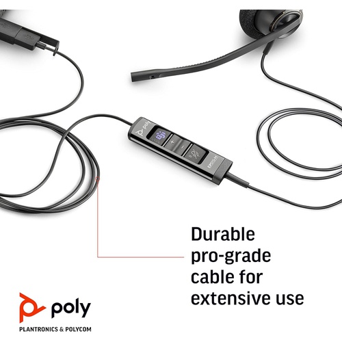  Poly Encore Pro 515 M USB A 및 USB C USB 헤드셋 홀드 & 콜 응답 버튼 