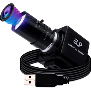 ELP 2.8/12mm 가변초점렌즈 웹캠 100fps 광학줌 200만화소 4배줌