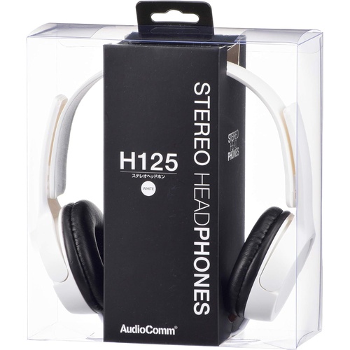  AudioComm 스테레오 헤드폰 HP H125N W