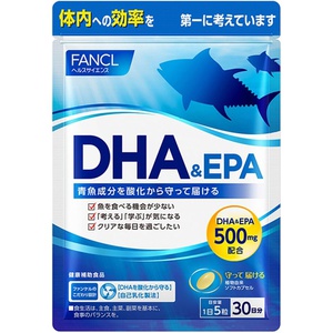 FANCL DHA & EPA 서플리먼트 등푸른 생선 영양 보충