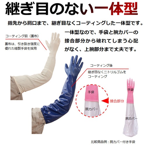  Showa glove No.774 니트 로브 TYPE R65 L사이즈 1쌍