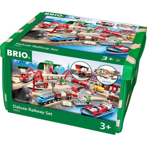  BRIO WORLD 레일 & 로드 디럭스 세트 장난감 33052