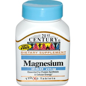 21st Century Health Care Magnesium 250mg 110Tablets