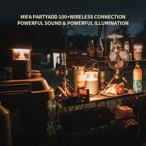  MIFA WildCamping Bluetooth LED 랜턴 캠핑 스피커 IP67 방수 스테레오 지원 20W 대음량