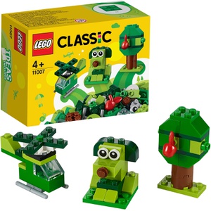 LEGO 클래식 녹색 아이디어 박스 11007 블록 장난감
