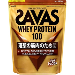 SAVAS 유청 단백질 100 리치 쇼콜라 맛 2200g