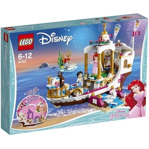 LEGO 디즈니 프린세스 아리엘 로얄 셀레브레이션 보트 41153 어린이 장난감 조립 380피스