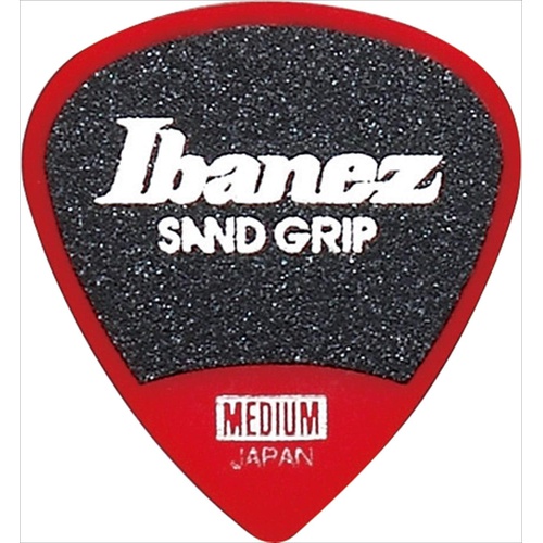  Ibanez 미끄럼 방지 소재 피크 Grip Wizard Series Sand Grip Pick PA16MSG RD RED