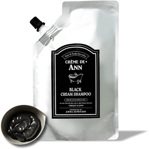 CREME DE ANN 블랙 크림 샴푸 300g 천연 성분 무첨가