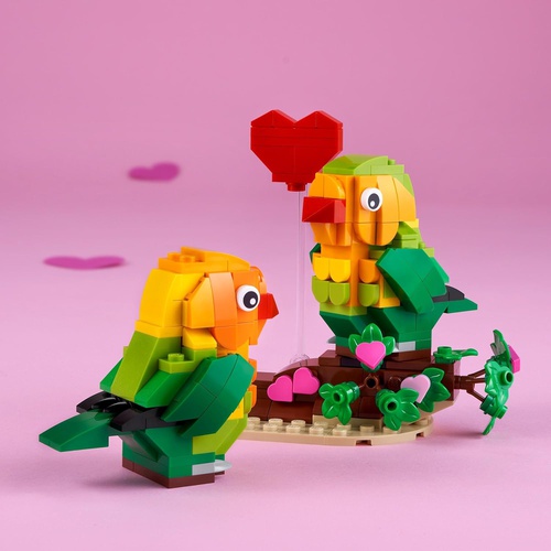  LEGO 발렌타인 러브버드 40522 장난감 블록 
