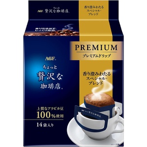 AGF 좀 호화로운 커피점 레귤러 커피 프리미엄 드립 14봉×3세트